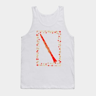 Christmas Clarinet Tank Top